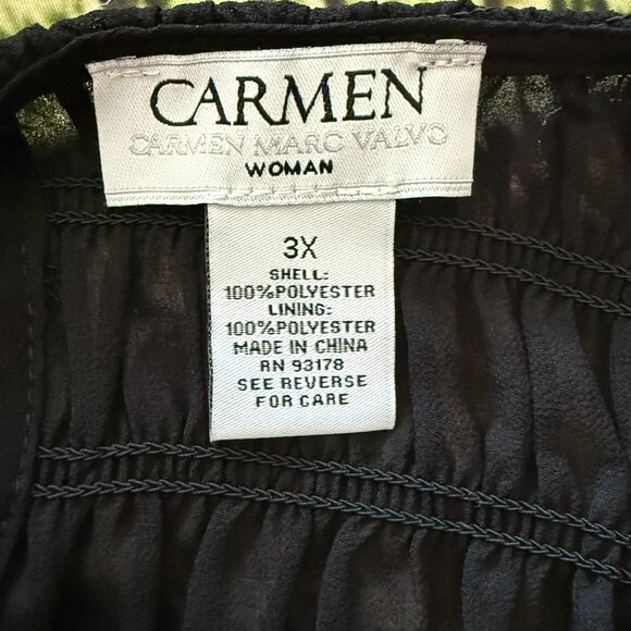 Black Short Sleeve Blouse - NWOT - Picture 4 of 5